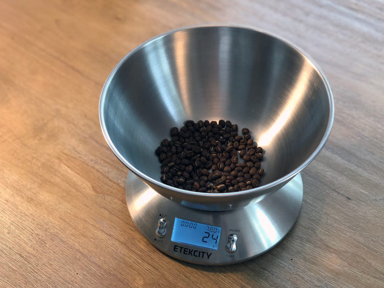 Measure out the coffee