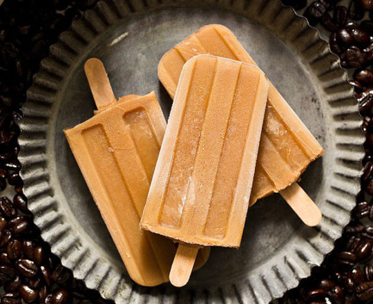 Iced Coffee Popsicles