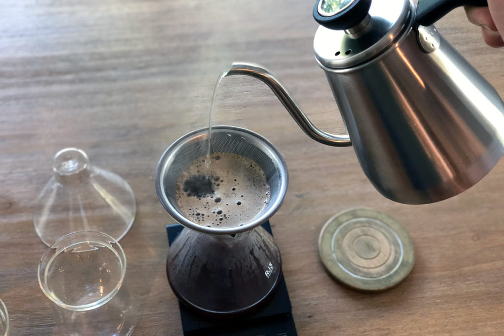 Electric Pour Over Gooseneck Kettle by OVALWARE