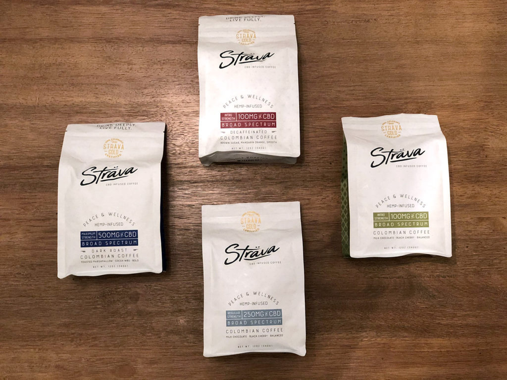 CBD Coffee (Whole Bean) - 10mg CBD/Serving - Dark Roast - Strava Craft  Coffee