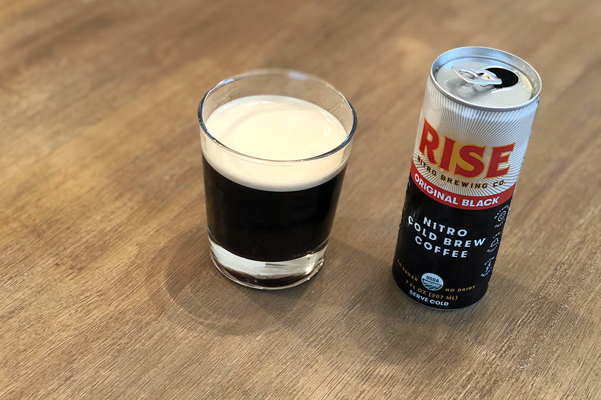 Original Black Nitro Cold Brew Coffee - Organic - Unsweetened - RISE  Brewing Co.