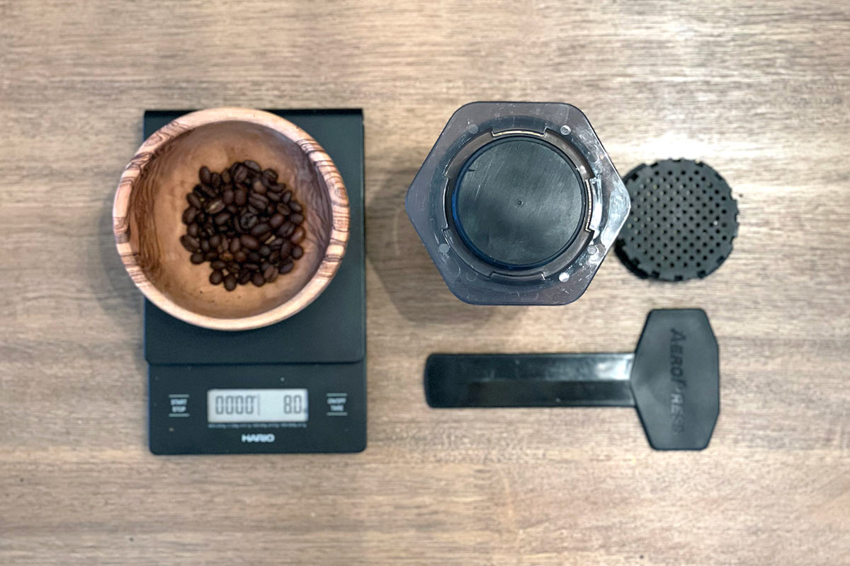 Inverted AeroPress Mini Brew Recipe