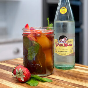 Strawberry Mojito Cold Brew Cocktail