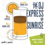 The OJ Express or Sunrise infographic
