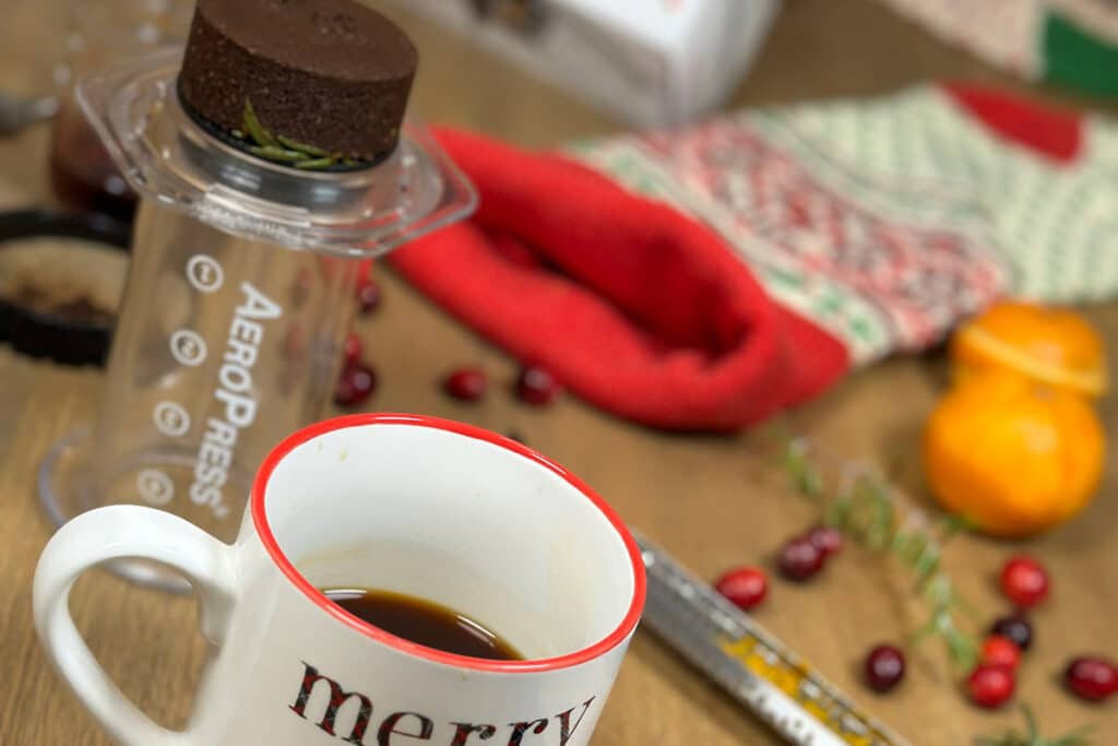 AeroPress Christmas Coffee