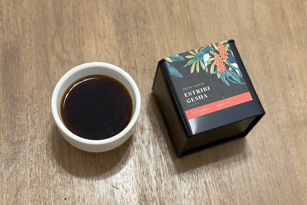 Santa Teresa Estribi Gesha from Corvus Coffee