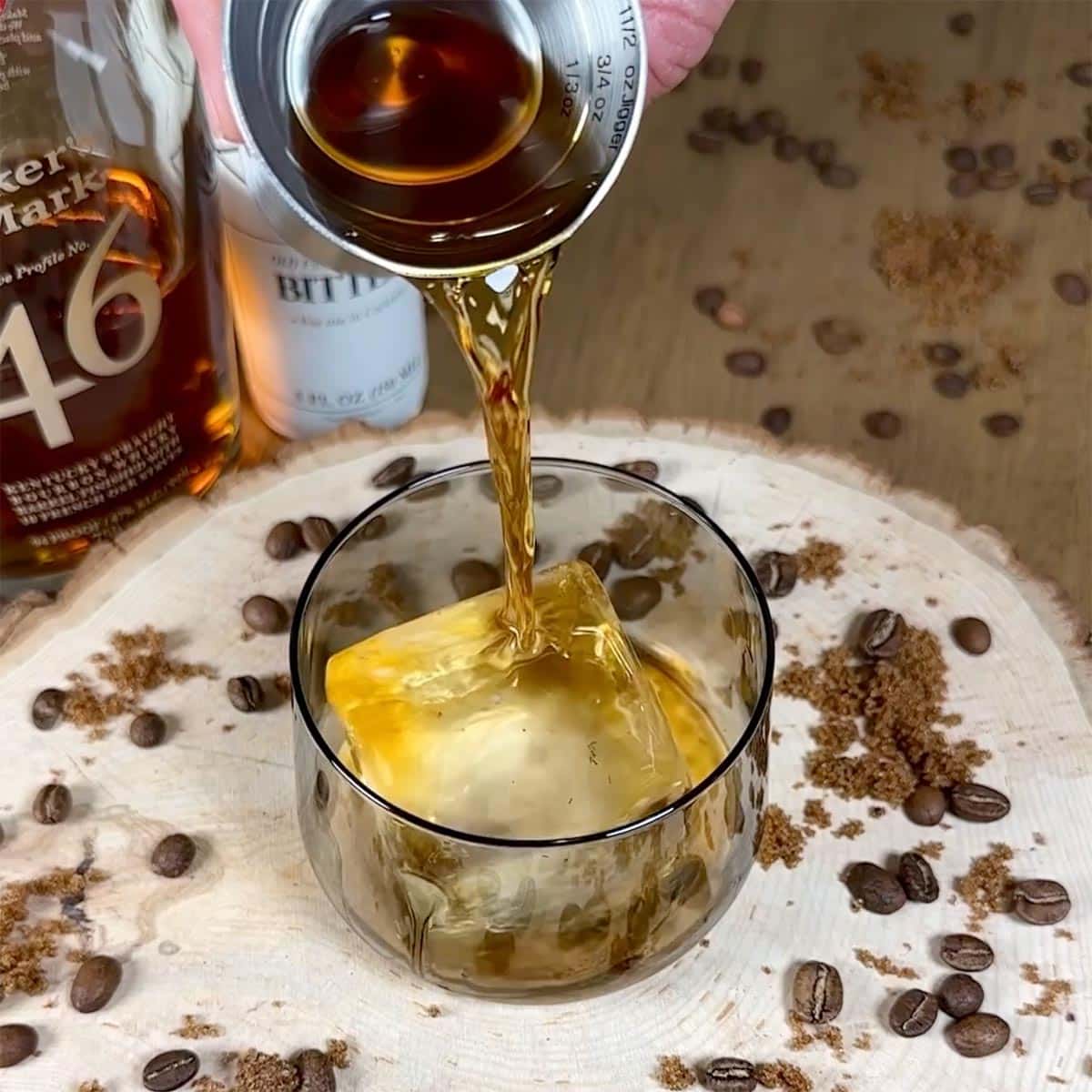 Maple Brown Sugar Espresso Old Fashioned Recipe - Step 1