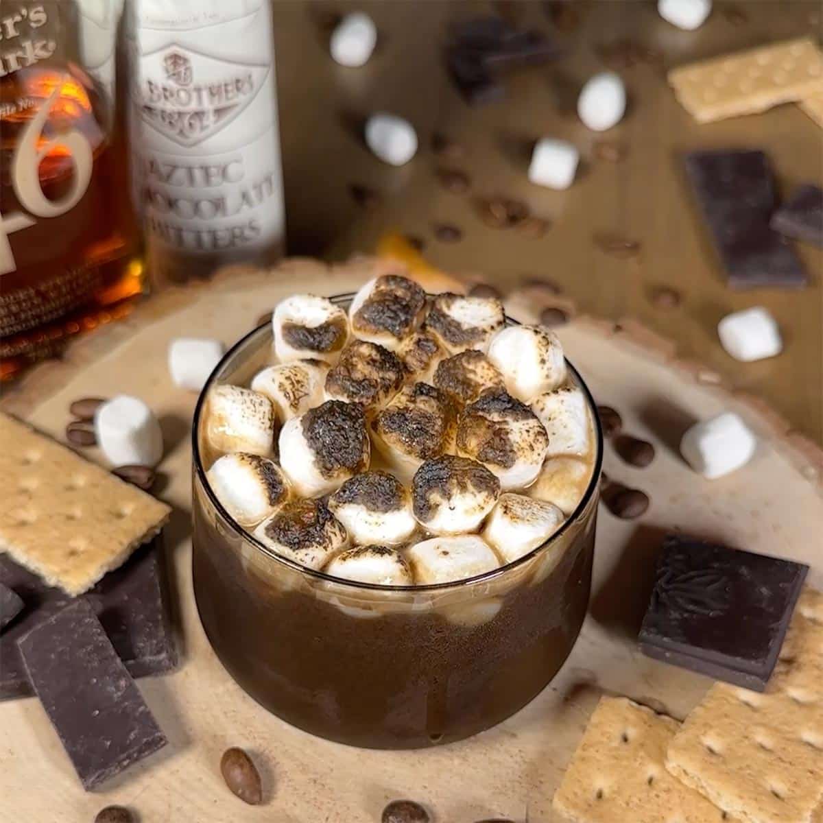 Step 7 - S'mores Mocha Old Fashioned