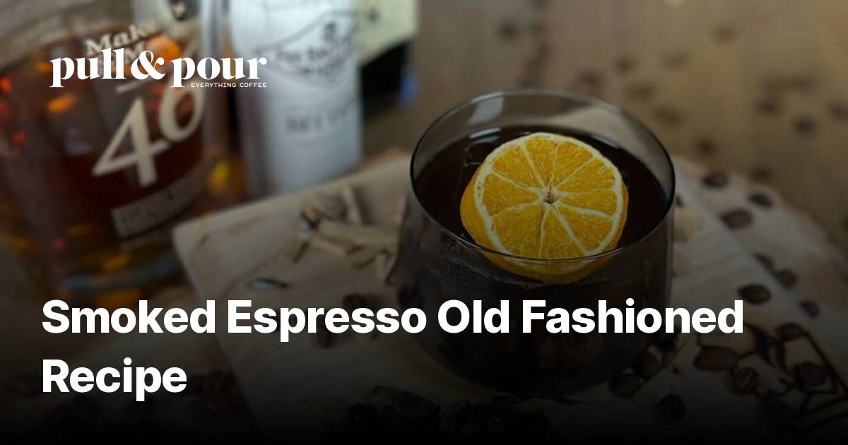 Smoked Espresso Old Fashioned Recipe